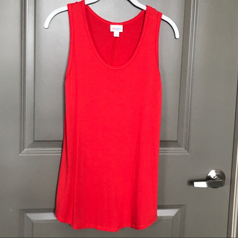 Lularoe Tank Red Orange